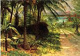 Albert Bierstadt Canvas Paintings - Tropical Landscape